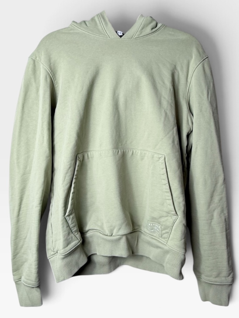 Aether Hoodie Sweatshirt Men's Size Large Sage Quality Activewear (F)
